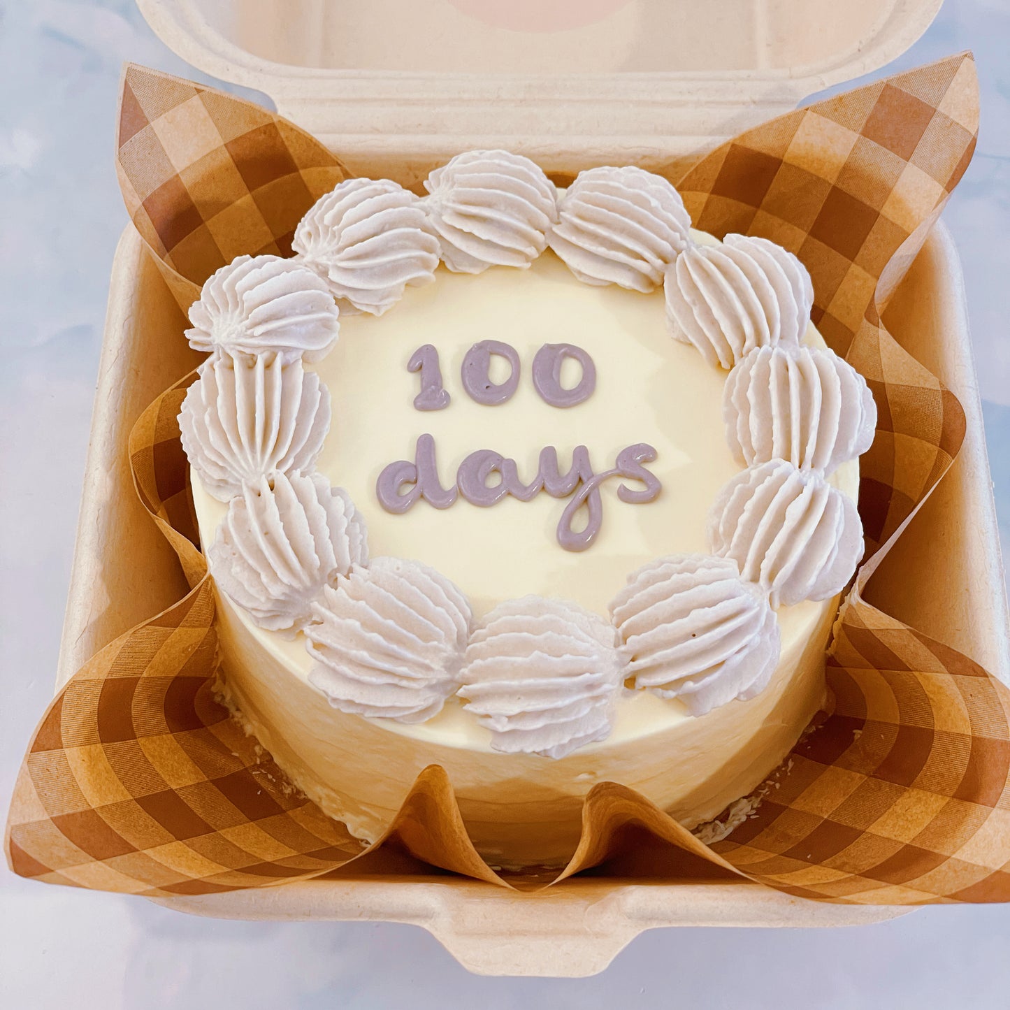 Bento Cake_Retro Text Cake