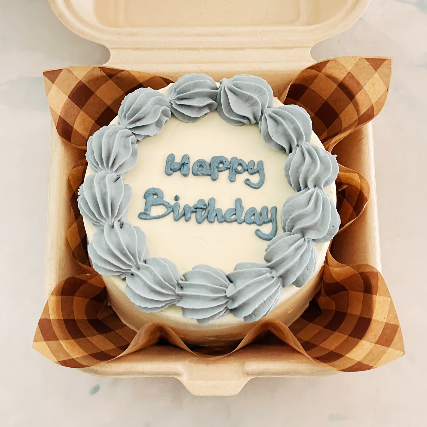 Bento Cake_Retro Text Cake