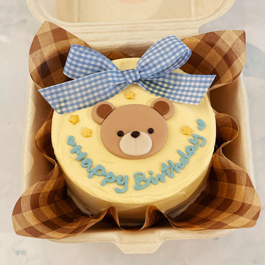Bento Cake_Teddy with Bow
