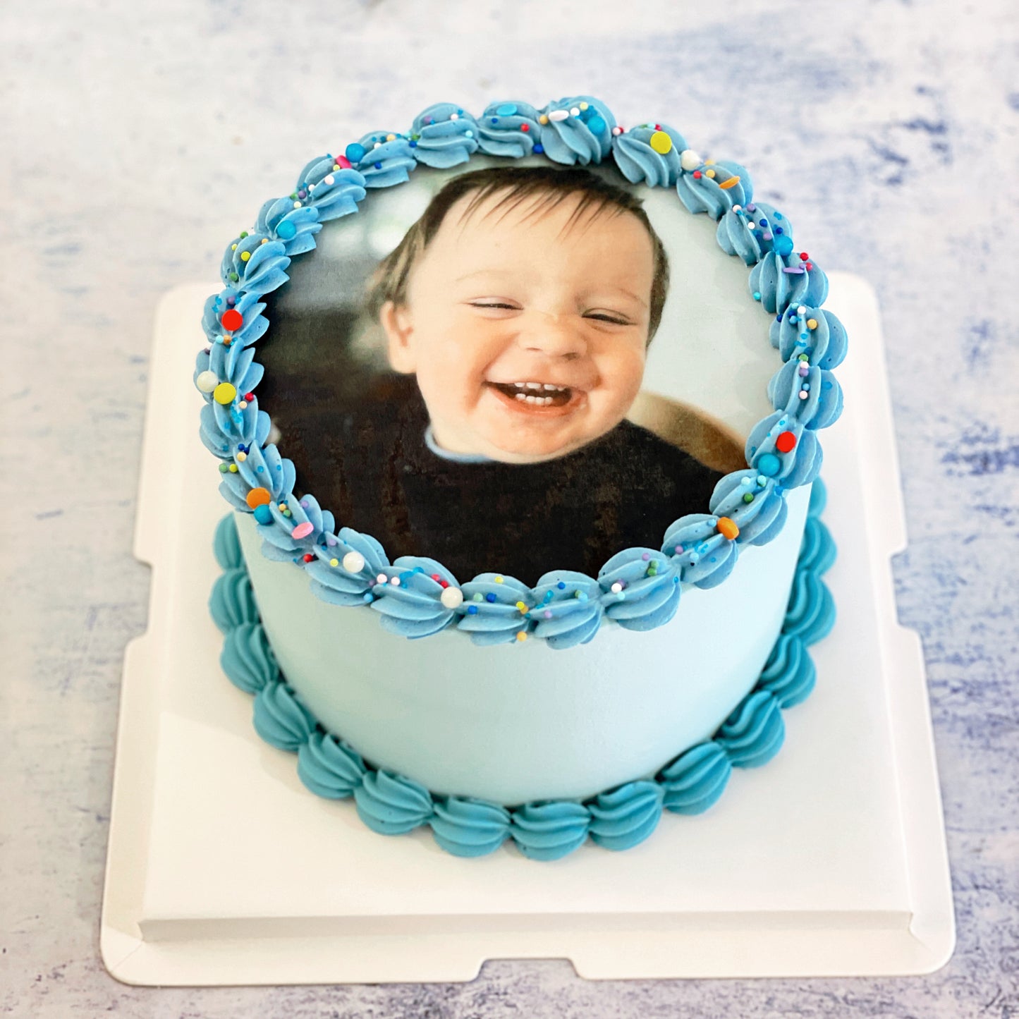 Edible Image Selfie Cake